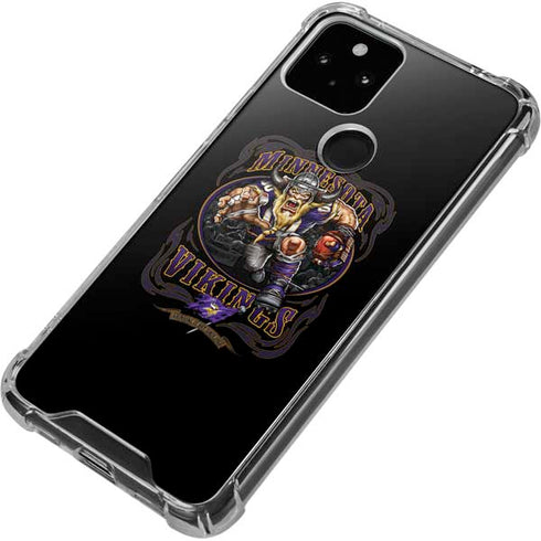 Liquid Blue NFL Minnesota Vikings Running Back Google Pixel 5 Clear Case